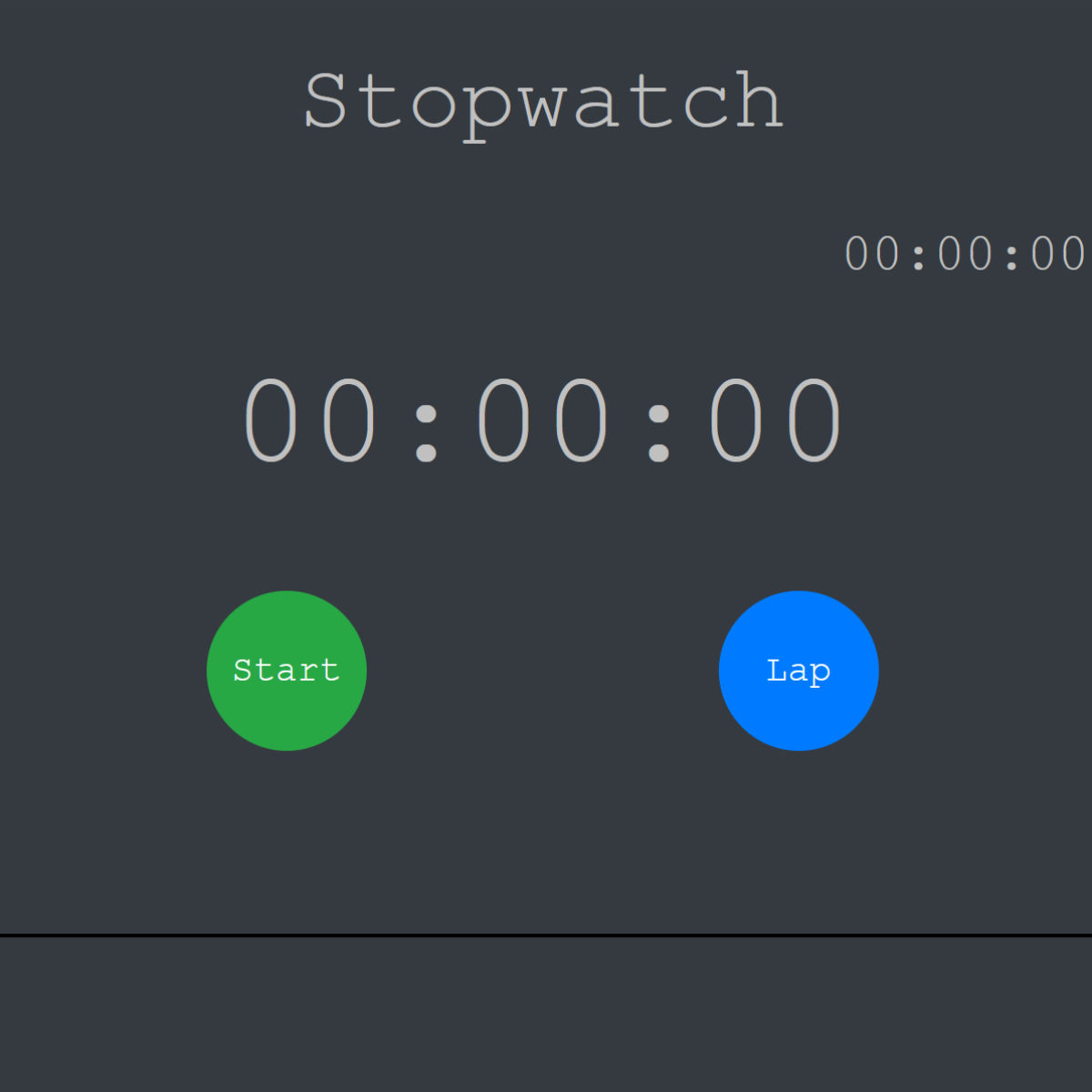 Stopwatch App
